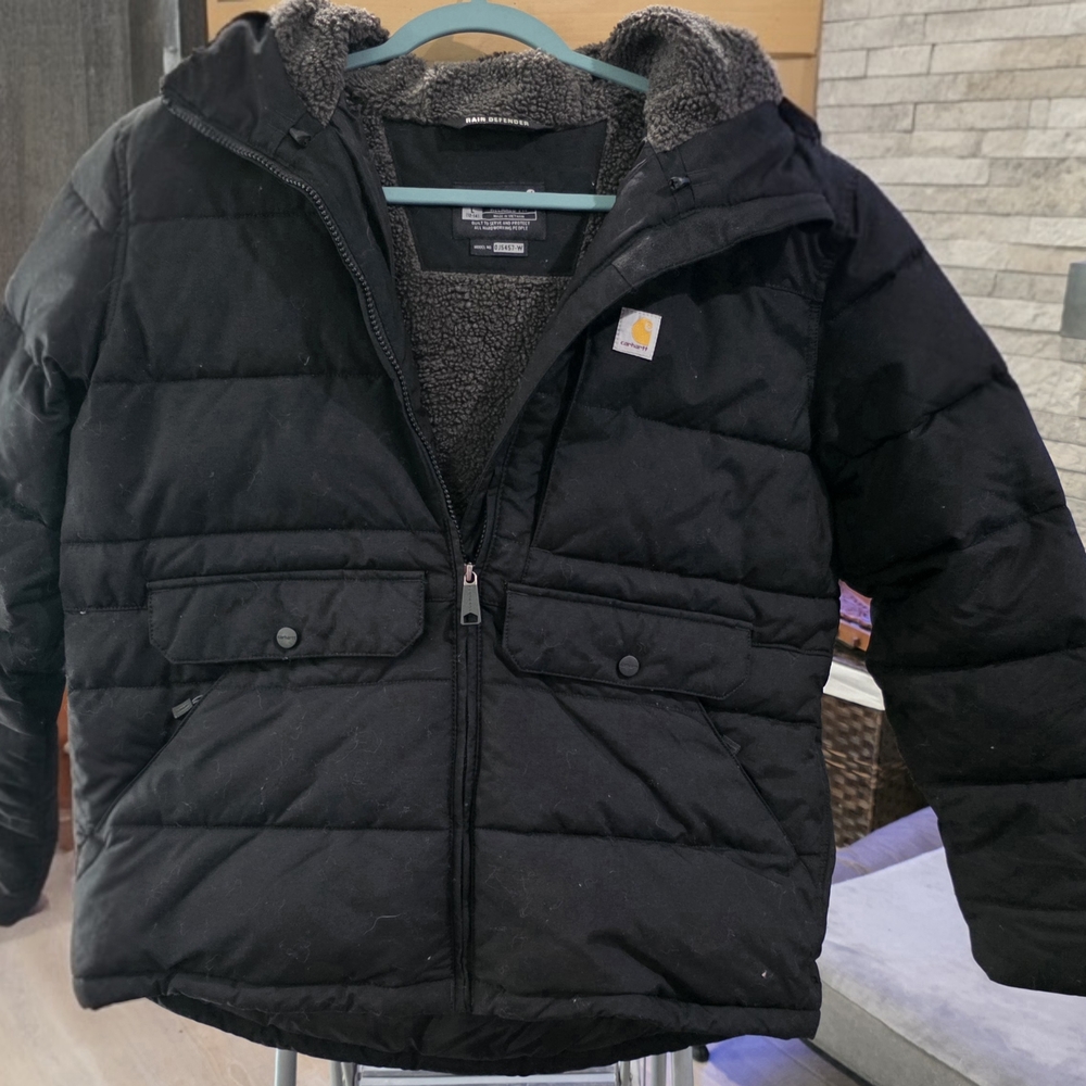 Carhartt WOMEN'S Black Insulated Hooded Jacket